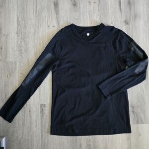 G-star Raw Black Long Sleeve Men's Tee